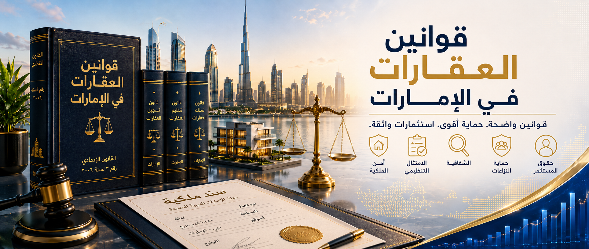 قانون حساب الضمان، ومؤسسة التنظيم العقاري، ودائرة الاراضي والاملاك بدبي: كيف بنت الإمارات سوقاً عقارية أكثر أماناً