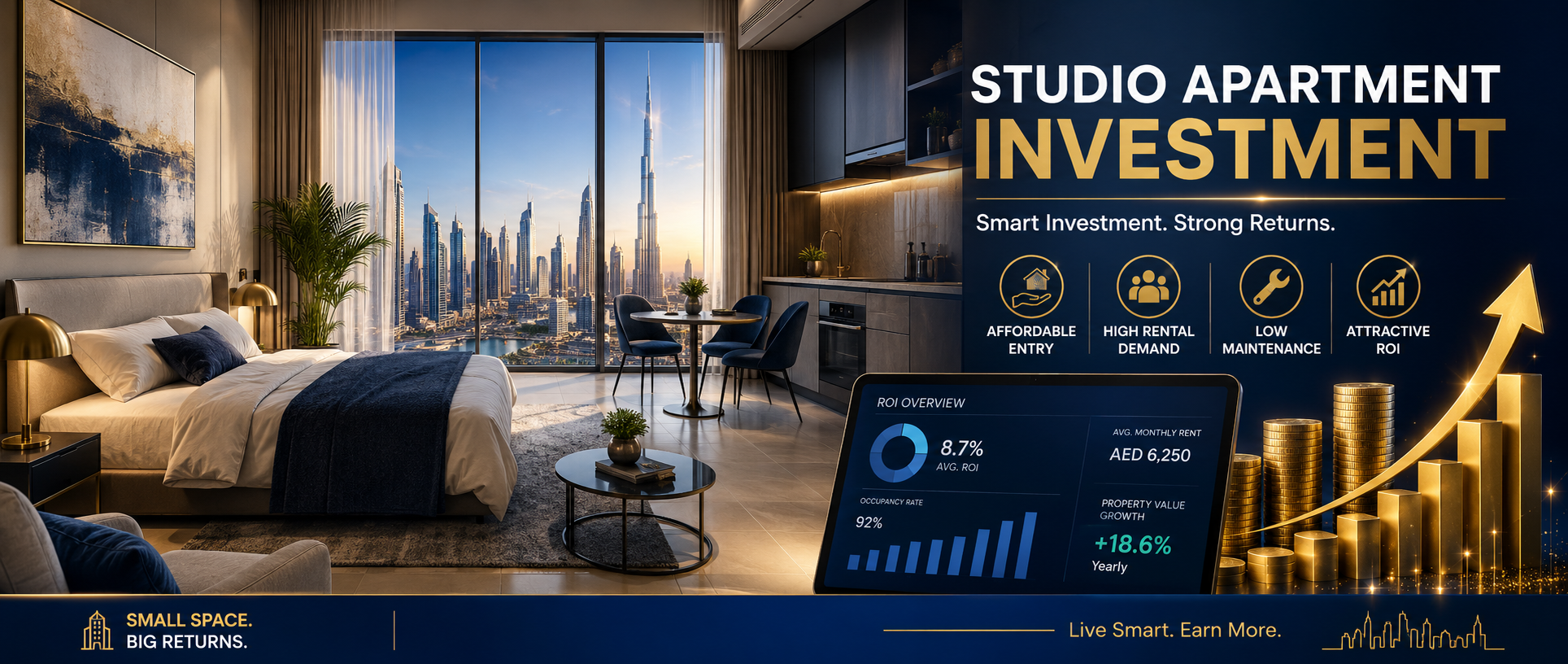 The Studio Apartment Case: Why Small Units Generate the Highest Yields