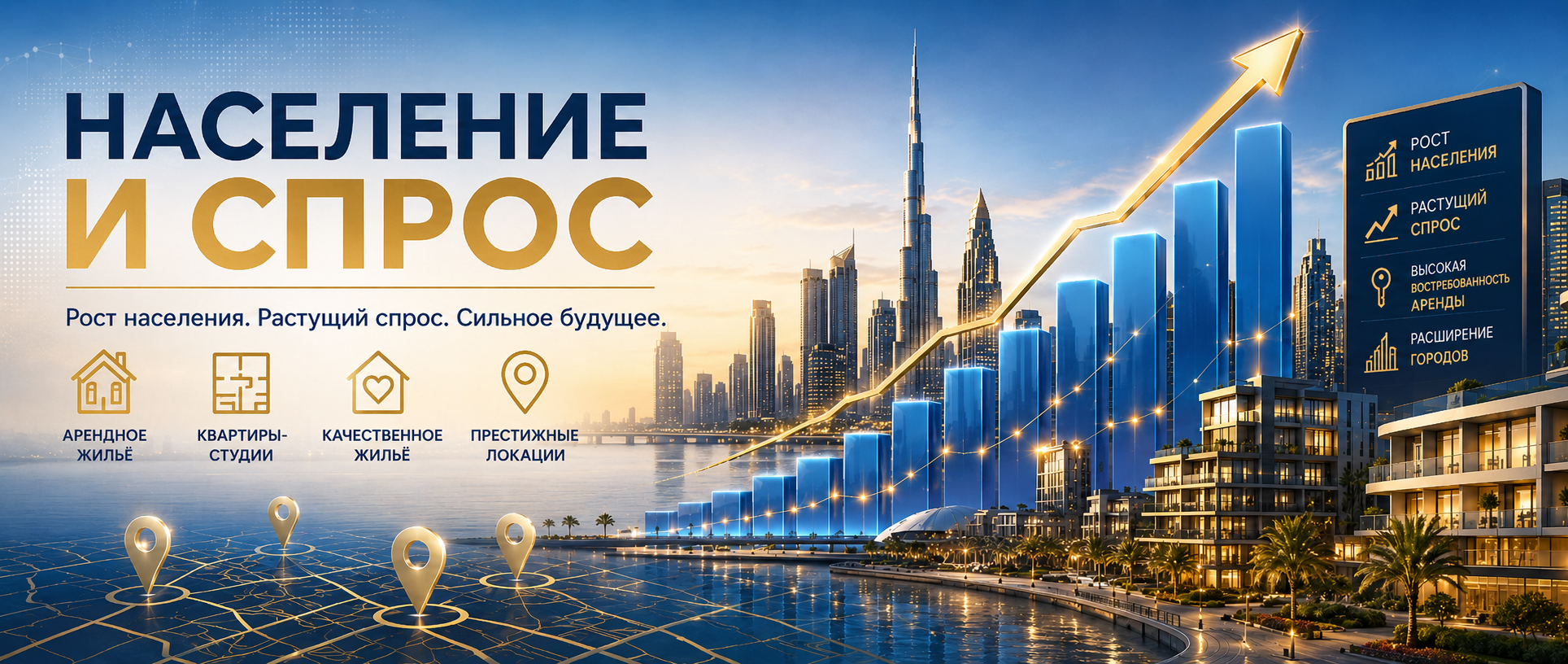 8 миллионов человек, 80% арендаторов: почему спрос на недвижимость в ОАЭ структурно устойчив
