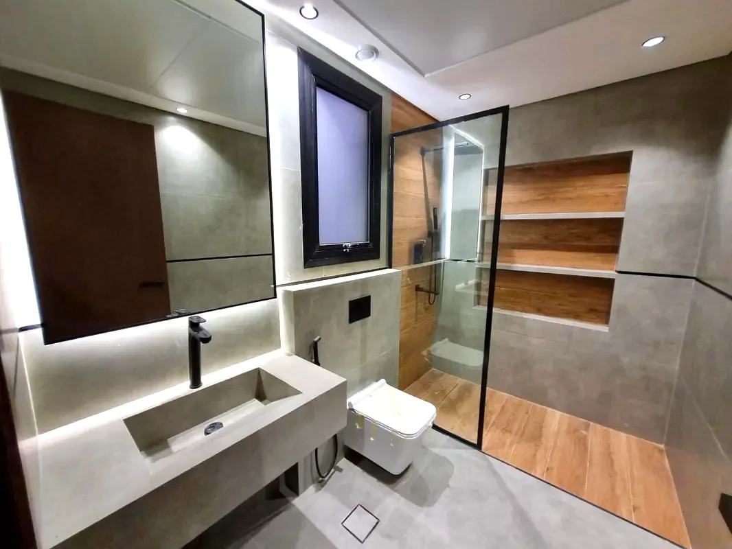 Brown Stone & Black-Themed 6-Bedroom Villa