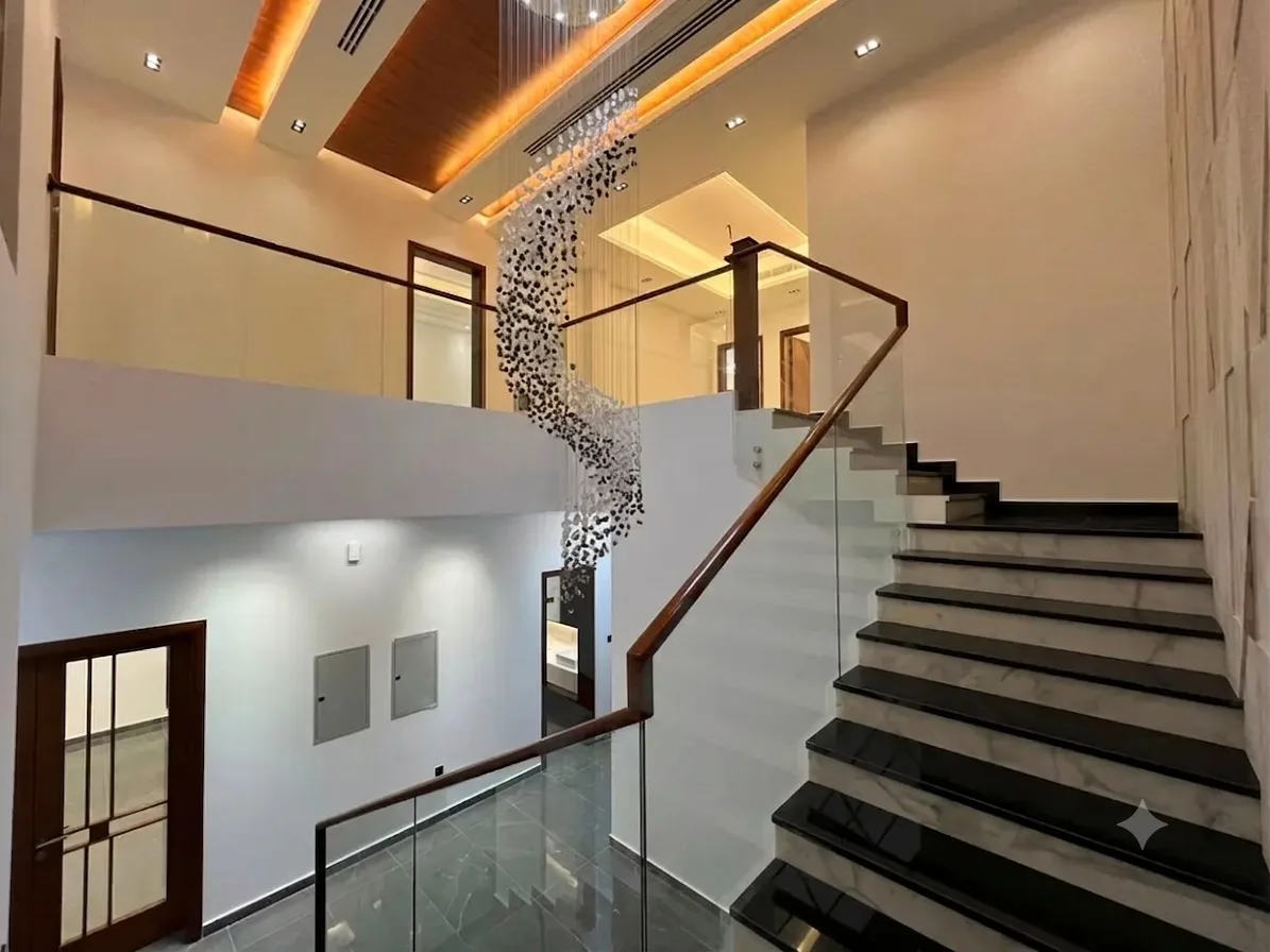 White & Brown-Themed 5-Bedroom Villa
