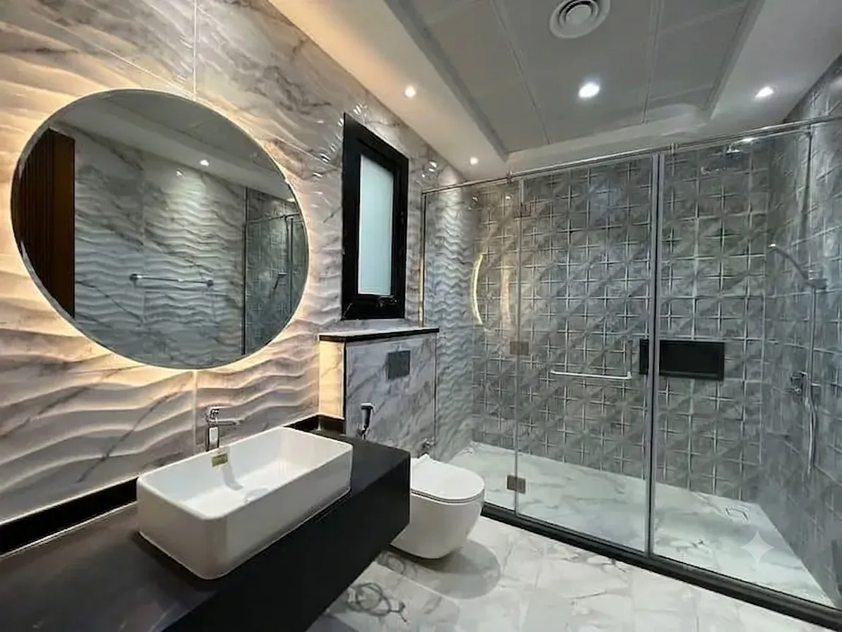 White & Brown-Themed 5-Bedroom Villa