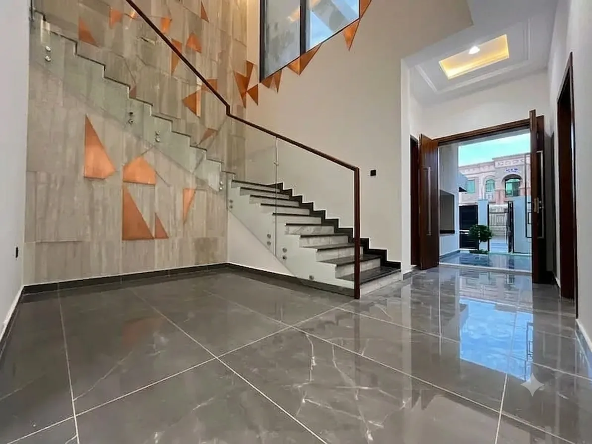 White & Brown-Themed 5-Bedroom Villa